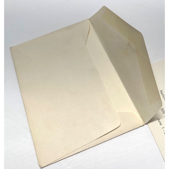 Vintage 1952 Anheuser Busch Invitation with Envelope Beer Company Ephemera - Picture 5 of 7